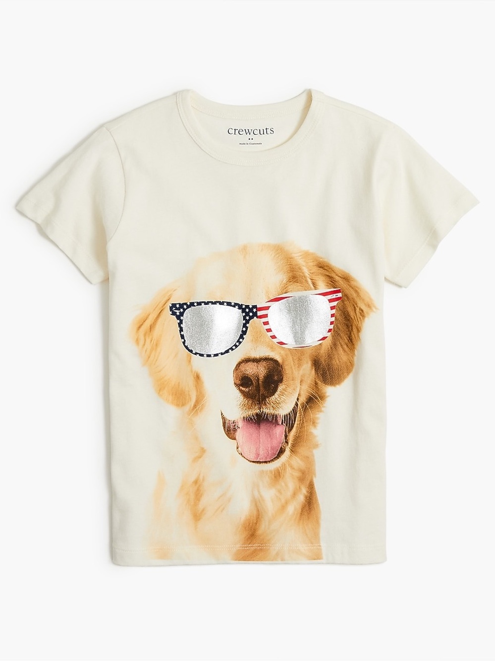 Crewcuts Golden Retriever patriotic T-shirt